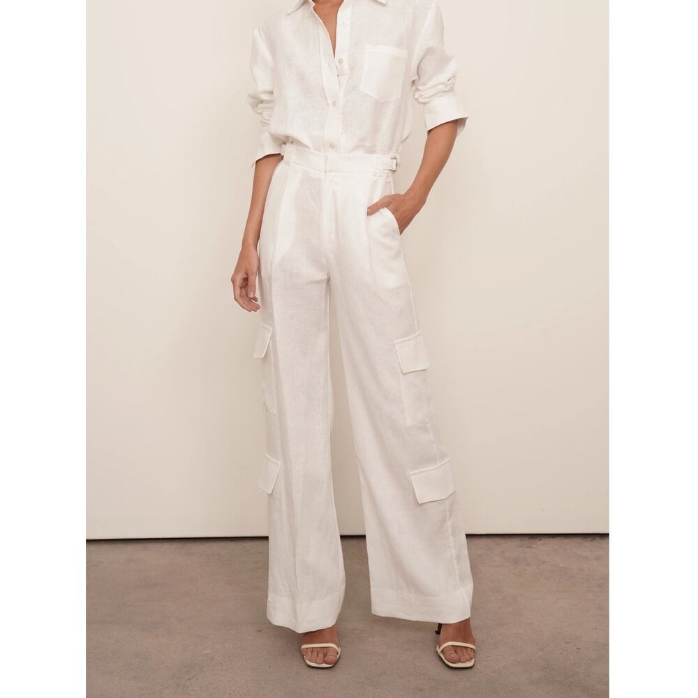 Parentezi cozy pants linen white New Size Small